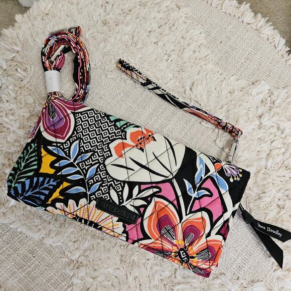 Vera Bradley RFID 3-in-1 Kauai Floral Cross-body Tri-Fold Wallet NWOT - Picture 1 of 8